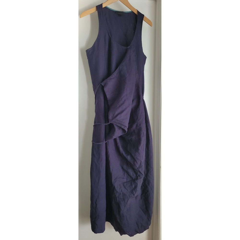 Maria Bonita Dress Casual Style Purple Solid‎
